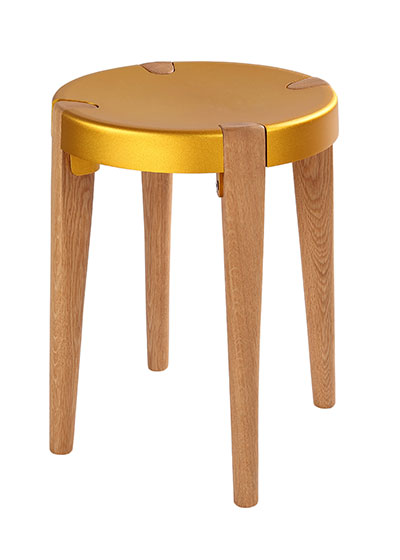 Otto Low Gold Oak stool - EOQ