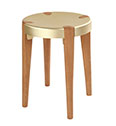 Otto Low Pale Gold stool - EOQ